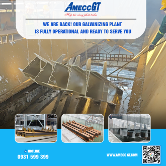 CHÀO MỪNG NHÀ MÁY MẠ KẼM AMECC GT HOẠT ĐỘNG TRỞ LẠI